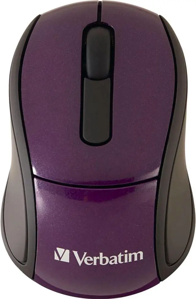 Alt view image 7 of 7 - Verbatim Wireless Mini Travel Optical Mouse - Purple