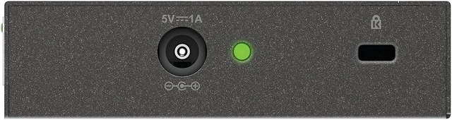 Alt view image 2 of 7 - D-Link 5 Port Gigabit Unmanaged Metal Desktop Switch, Plug and play, QoS, Cable Diagnostics, Fanless design, Rugged Metal Housing, IEEE 802.3az Energy-Efficient Ethernet (EEE) (DGS-105)