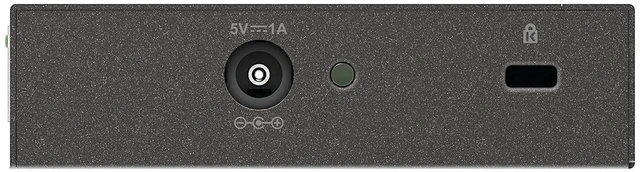 Alt view image 4 of 7 - D-Link 5 Port Gigabit Unmanaged Metal Desktop Switch, Plug and play, QoS, Cable Diagnostics, Fanless design, Rugged Metal Housing, IEEE 802.3az Energy-Efficient Ethernet (EEE) (DGS-105)