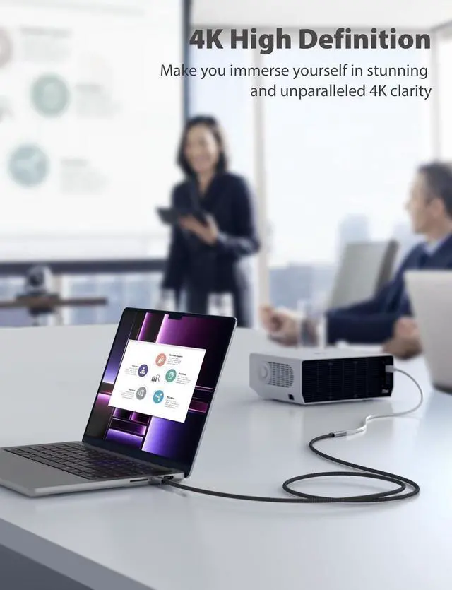 Alt view image 6 of 7 - Stouchi USB C Extension Cable 10FT/3M, USB C Extension Cable Type C 3.1 Male to Female Fast Charging & Audio Data Transfer for Galaxy S23, iPad Mini/pro, MacBook Air M2/ M1 Mac Mini/pro, Mag- Safe