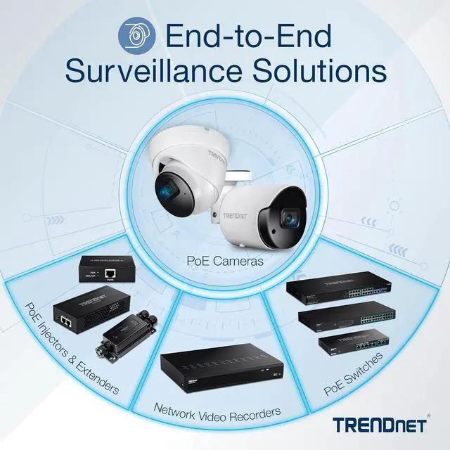 Alt view image 3 of 7 - TRENDnet 8-Port Gigabit Long Range Poe+ Switch, TPE-LG80, 65W Poe Budget, Ethernet/Network Switch, Long-Range Poe+ Extends Range Up to 200M (656 ft.), 16 Gbps Switching Capacity, Lifetime Protection