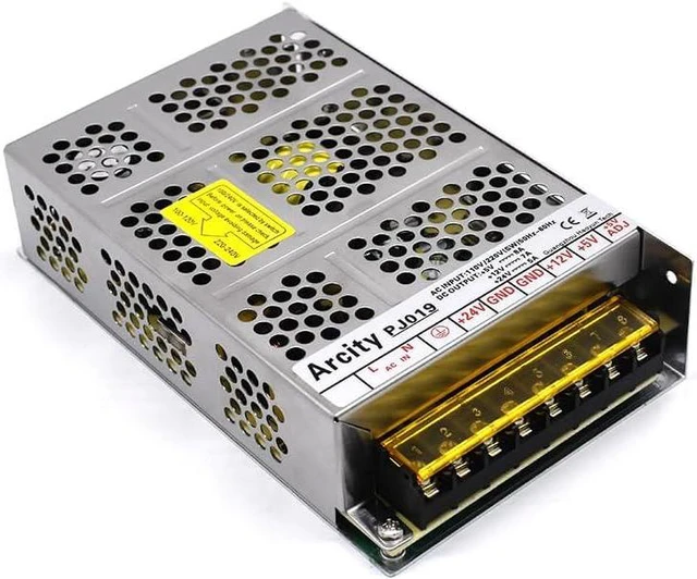 Alt view image 3 of 7 - Arcity 5V 12V 24V Output Switching Power Supply Unit Adjustable for Video Multi Games Machine Console Cocktail CCTV Computer DIY New
