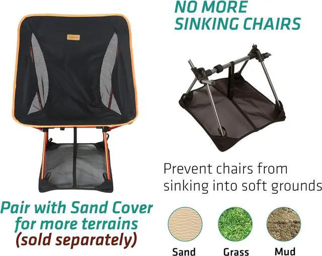 Alt view image 5 of 7 - TREKOLOGY Camping Chairs, Folding Camping Chair, Outdoor Chairs, Lawn Chairs Camp Chair Chaise Camping Pliante Portable Camping Folding Chair Outdoor Folding Chair Chaise de Camping Chairs for Adults