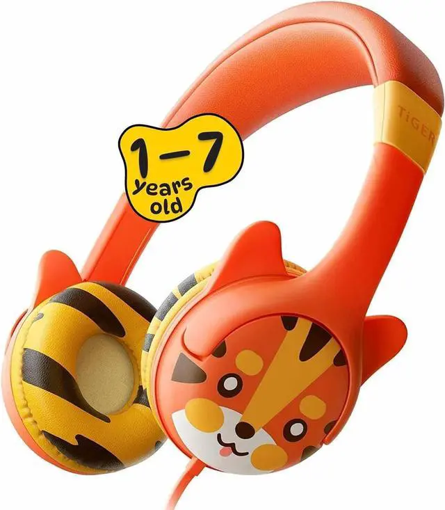 Main image of Kidrox Toddler Headphones for 1 + Year Old  85dB Volume Limited Baby Headphones for Toddlers 1-3, Infant Headphones, Wired Child Headphones for Airplane Travel, Toddler Headphones for 2 Year Old