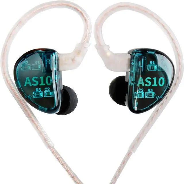 KZ AS10 Pure Balanced Armature 5BA Earphone, Musician in Ear