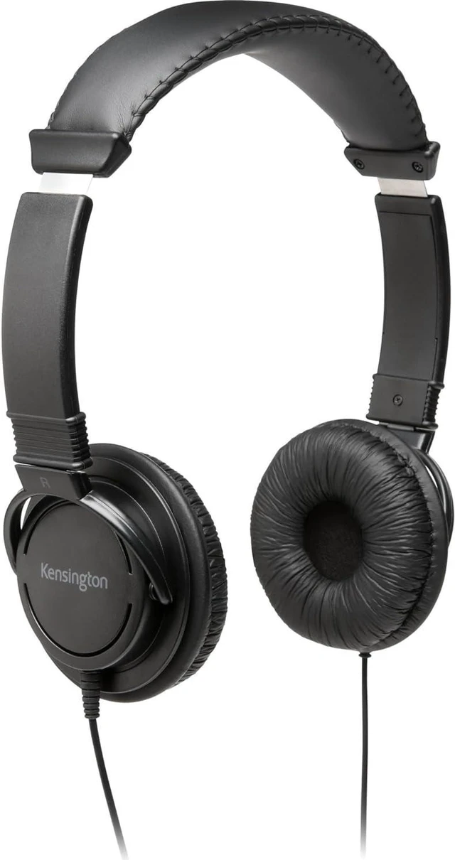 Main image of Kensington Classic 3.5mm Stereo Headphones, Volume Limited 94dB, 3.5mm Headphones for PC/Mac/Laptop (K97602WW)