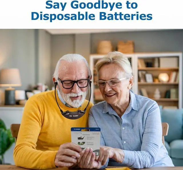 Alt view image 3 of 7 - TV Ears Headset Battery 5.0, 40810, Green, One Size