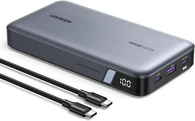 Main image of Power Bank 25 000mAh 145W Laptop Portable Charger Nexode 3-Port USB C PD Battery Pack for MacBook Pro/Air  XPS iPhone 16/15/14 Galaxy S24 Steam Deck iPad and More