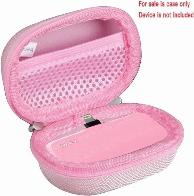 Alt view image 2 of 6 - Hermitshell Hard Travel Case for iWALK 3350mAh / iWALK 4500mAh Ultra-Compact Power Bank (Only Case) (Pink)