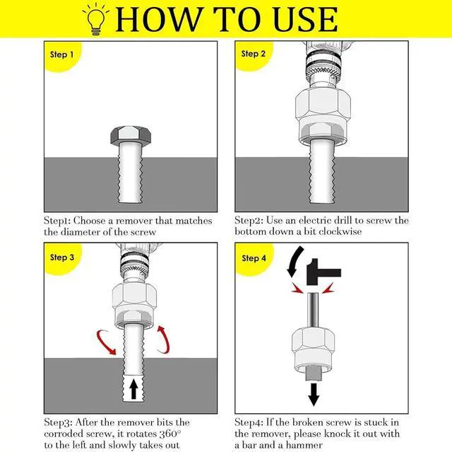 Alt view image 6 of 6 - Topec Twist Socket Set Lug Nut Remover Extractor Tool kit- 5 Piece Metric Bolt and Lug Nut Extractor Socket Tools