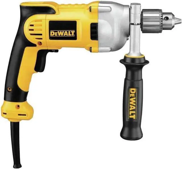 Alt view image 2 of 7 - DEWALT Electric Drill, Pistol-Grip, 1/2-Inch, 10-Amp (DWD210G) , Yellow
