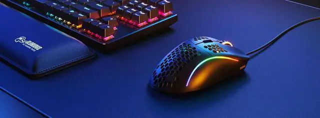 Alt view image 6 of 7 - Glorious Model D Wired Gaming Mouse - 68g Superlight Honeycomb Design, RGB, Ergonomic, Pixart 3360 Sensor, Omron Switches, PTFE Feet, 6 Buttons - Matte Black