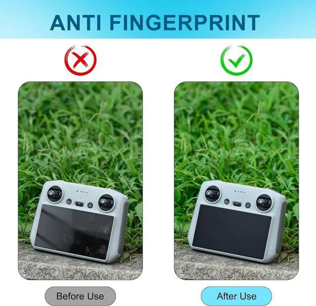 Alt view image 3 of 6 - STARTRC Mini 4 Pro Anti-Glare Matte Tempered Glass Screen for DJI Mini 4 Pro/Mini 3 Pro/Mini 3/Air 3/Air 2S/Mavic 3 Pro/Mavic 3 Classic RC/RC 2 Controller Accessories (2 PACK)