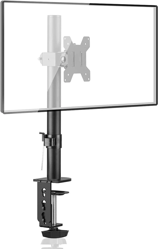 Main image of Bracwiser Single Fully Adjustable Monitor Arm Stand Mount Fits One Screen 13-32 inch 22lbs for Monitor Computer Screen 13 15 17 19 20 22 23 24 26 27 30 32 inch VESA 75 100 (MD7401)