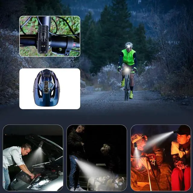 Alt view image 7 of 7 - Mini Flashlight 2550 Lumens Rechargeable USB C Charging Small Flashlights High Lumens 5 Modes Pocket Light with Clip Magnetic Flash Light for EDC Camping Hiking Emergency