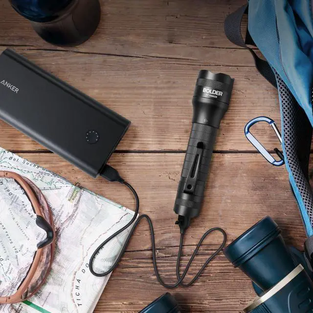 Alt view image 4 of 7 - Bolder LC40 Flashlight LED Torch Super Bright 400 Lumens CREE LED IPX5 Water Resistant 5 Modes High/Medium/Low/Strobe/SOS Indoor/Outdoor (Camping Hiking and Emergency Use)