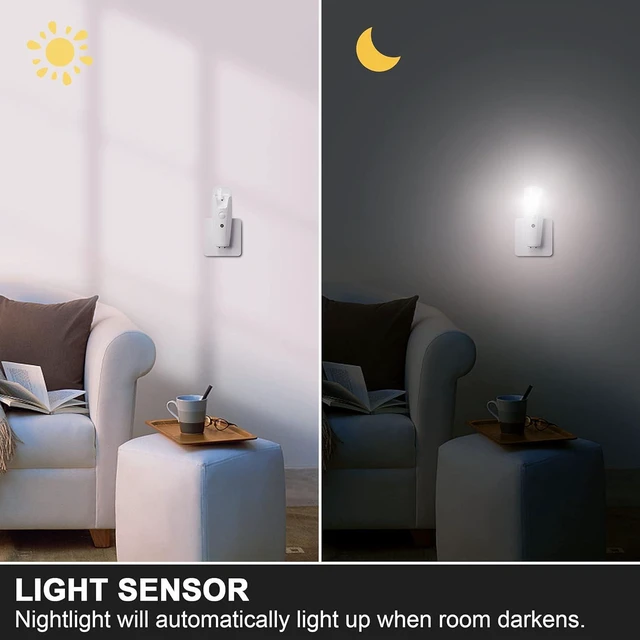 Alt view image 3 of 4 - THOVAS Emergency Flashlights for Home Power Failure, Plug-in Power Failure Light, Rechargeable Night Light, Multi-Function Emergency Lights for Home, 2 Pack