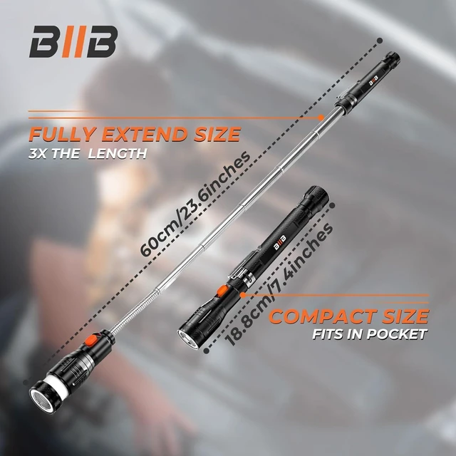 Alt view image 4 of 6 - BIIB Gifts for Men, LED Magnetic Pickup Tools Birthday Gifts for Men, Mens Gifts for Dad Him Husband Grandpa, Fathers Day Dad Gift from Daughter Wife, Tools for Men, Useful Father's Day Gift Ideas