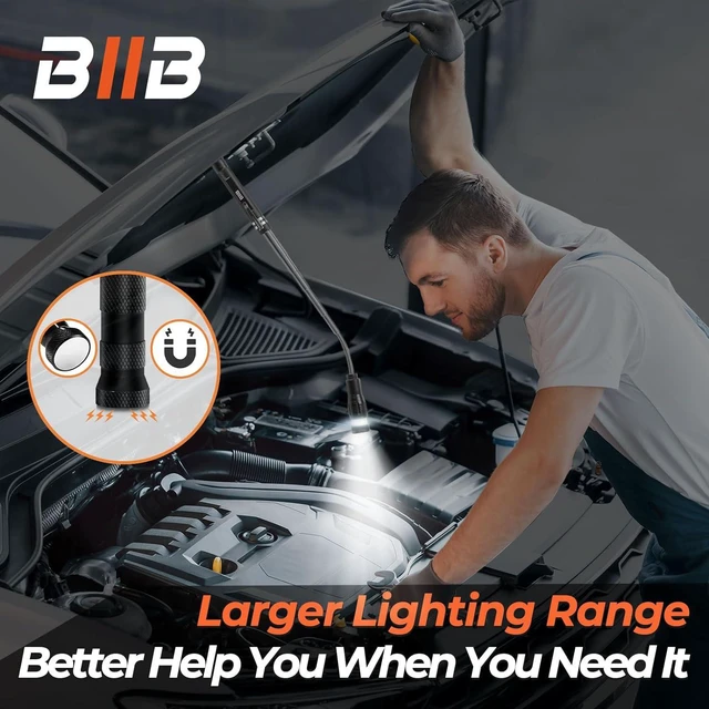 Alt view image 5 of 6 - BIIB Gifts for Men, LED Magnetic Pickup Tools Birthday Gifts for Men, Mens Gifts for Dad Him Husband Grandpa, Fathers Day Dad Gift from Daughter Wife, Tools for Men, Useful Father's Day Gift Ideas