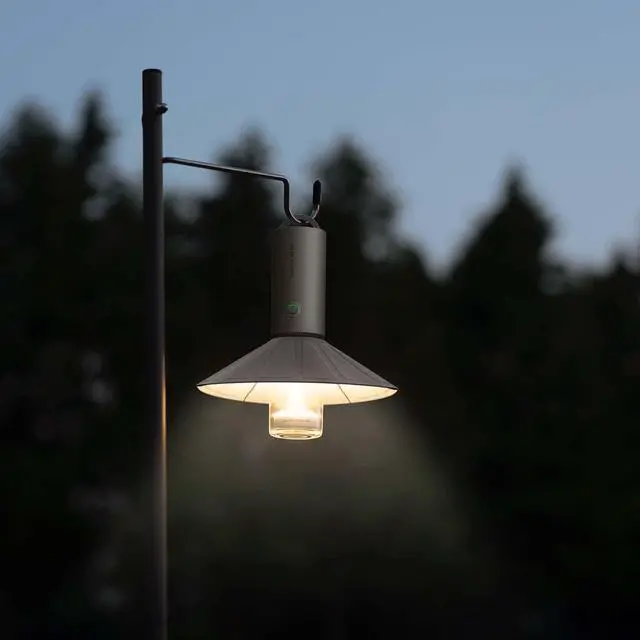 Alt view image 6 of 7 - Outdoor Camping Flashlight Rechargeable, 3-in1 Lantern 3200mAh, IP66 Water Resistant Lamp Tent Lights with Hook, LED for Camping, Outdoor, Emergency Beige -