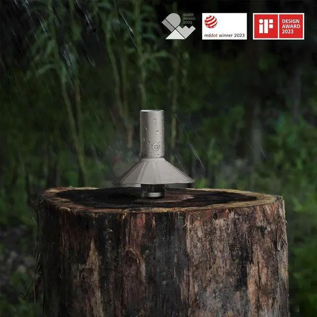 Alt view image 5 of 7 - Outdoor Camping Flashlight Rechargeable, 3-in1 Lantern 3200mAh, IP66 Water Resistant Lamp Tent Lights with Hook, LED for Camping, Outdoor, Emergency Beige -