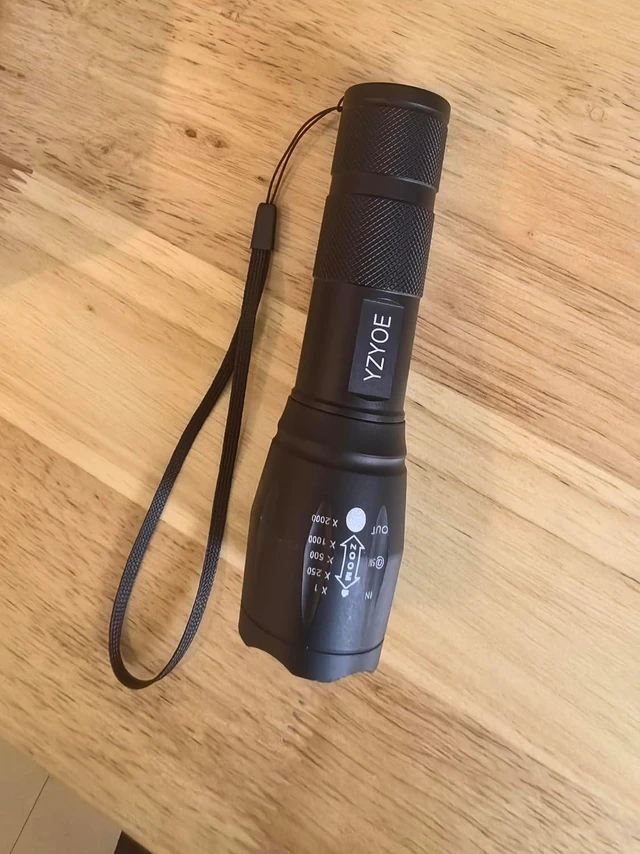 Alt view image 6 of 7 - Rechargeable Red Light FlashlightTactical Flashlights 2 in 1 White Lights and LED Red Hunting Light2 Modes, Coon Hunting Lights Detector,Night Observation, Astronomy, Aviation.