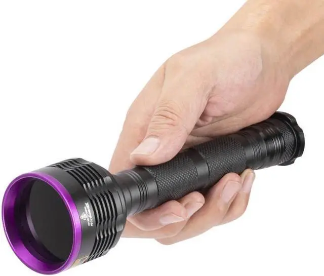 Alt view image 6 of 7 - SV44 20W 365nm UV Flashlight USB Rechargeable Ultraviolet Black Light Pet Urine Detector for Resin Curing, Fishing, Scorpion, Dry Glue with UV Protective Glasses, Battery Included, Charger