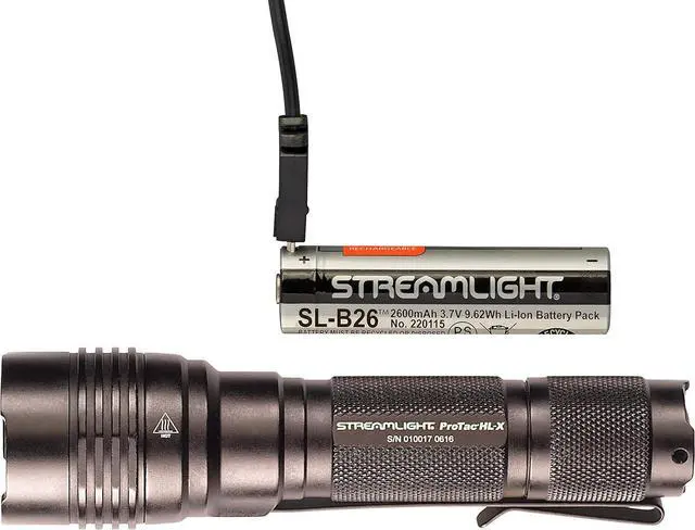 Main image of 88084 ProTac HL-X 1000 Lumens Tactical Light Includes Rechargeable Battery, USB Cord, and Holster, Clamshell Packaging, Black