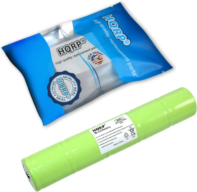 Alt view image 2 of 7 - HQRP Ni-Cd 1/2D 6V 2500mAh Rechargeable Battery Works with Maglite 201701/40070249 / ESR4EE3060 / ET2600D / ML5000 / N38AF008A Battery Replacement
