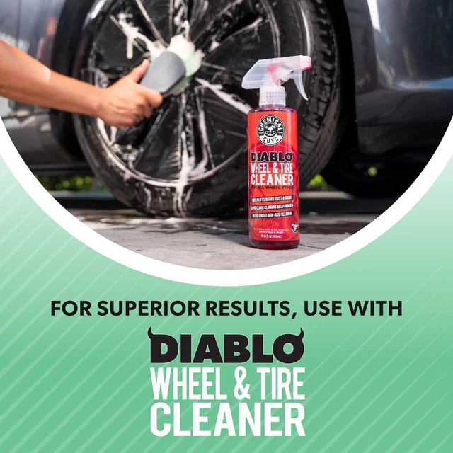Alt view image 5 of 6 - Chemical Guys Wheelie All Exterior Surface and Wheel Brush (Safe for Cars, Trucks, SUVs, RVs, Motorcycles, & More) Green