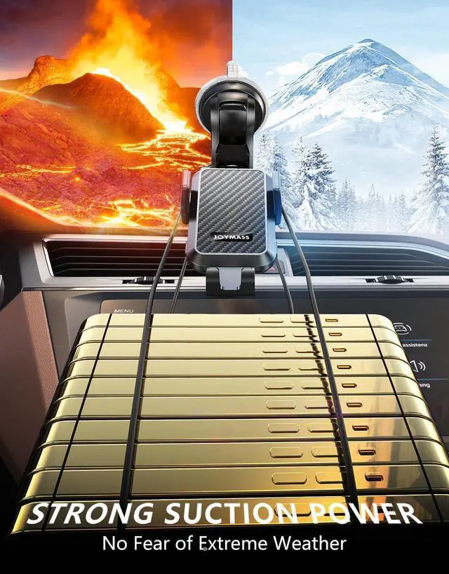 Alt view image 2 of 7 - Wireless Car Charger Phone Holders for Your Car 15W Auto Clamping Phone Mount Car Accessories for iPhone 16 15 14 13 12 Mini Pro Max 11 XR XS  Galaxy S24 Ultra S23 S22+ Note 20 etc