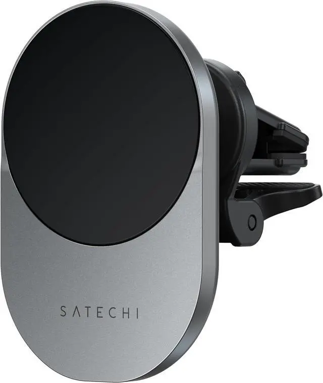 Main image of Satechi Qi2 Wireless Car Charger, Travel Friendly Car Phone Mount Charger for Air Vents, 15W Fast Car Charger, Compatible with iPhone Series 12, 13, 14, 15 and 16