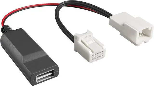 Main image of Dongar Dashcam Power Adapter (10-pin Type D) for Mopar Vehicles. Compatible with RAM, Charger, Challenger, Grand Cherokee, & More. Connects to Rearview Mirror, Built-in USB Power Source, Easy Install
