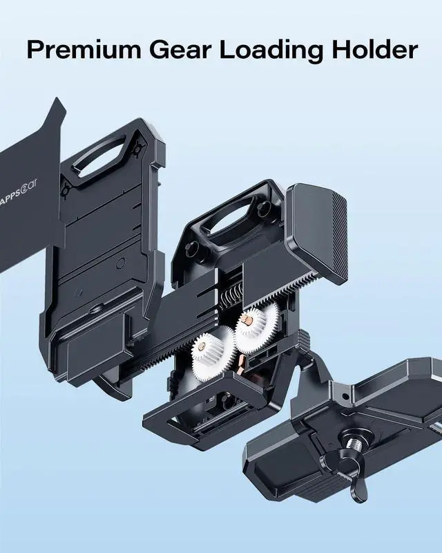 Alt view image 6 of 7 - Sturdy CD Slot Phone Mount with One Hand Operation Design Hands-Free Car Phone Holder Universally Compatible with All iPhone & Android Cell Phones for Smartphone Mobile
