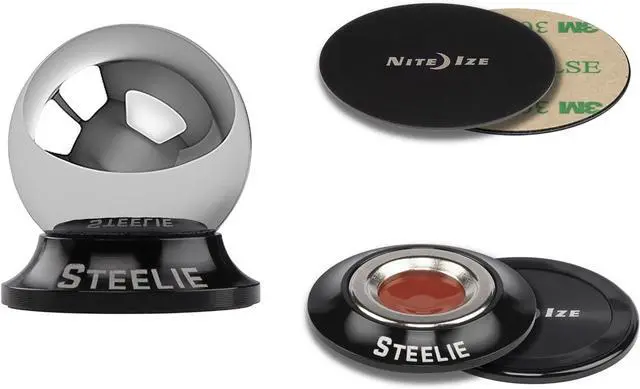 Alt view image 2 of 7 - Steelie Orbiter Dash Kit - Magnetic Dashboard Phone Mount - Easy-to-Use & Durable Cell Phone Car Holder
