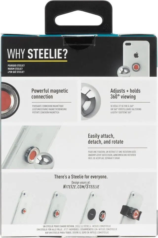 Alt view image 6 of 7 - Steelie Orbiter Dash Kit - Magnetic Dashboard Phone Mount - Easy-to-Use & Durable Cell Phone Car Holder