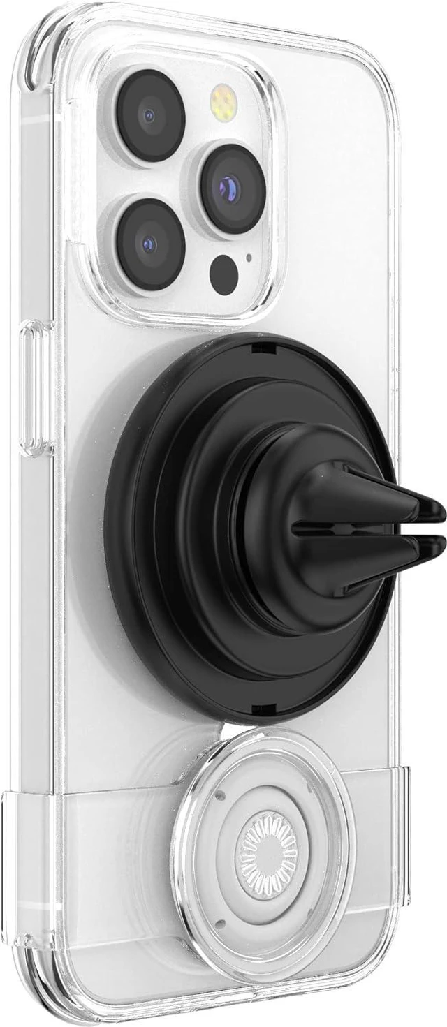 Alt view image 2 of 5 - PopSockets: MagSafe Car Mount, Magnetic Phone Holder for Car, Phone Mount for Car, V2 Black