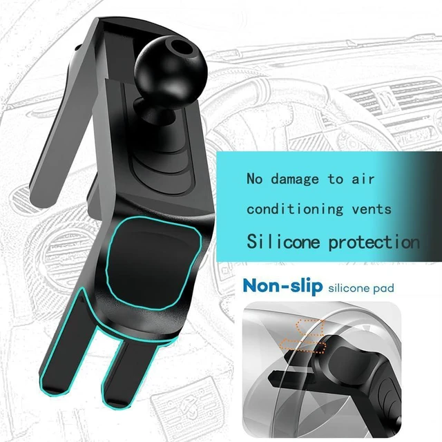 Alt view image 5 of 7 - Car Phone Holder Mount Compatible with Mercedes Benz C-Class, E-Class,S-Class,B-Class,A-Class, GLC/GLE/GLS/GLB/GLA-Class 2016-2024 & Mini Cooper, Mercedes Benz Accessories
