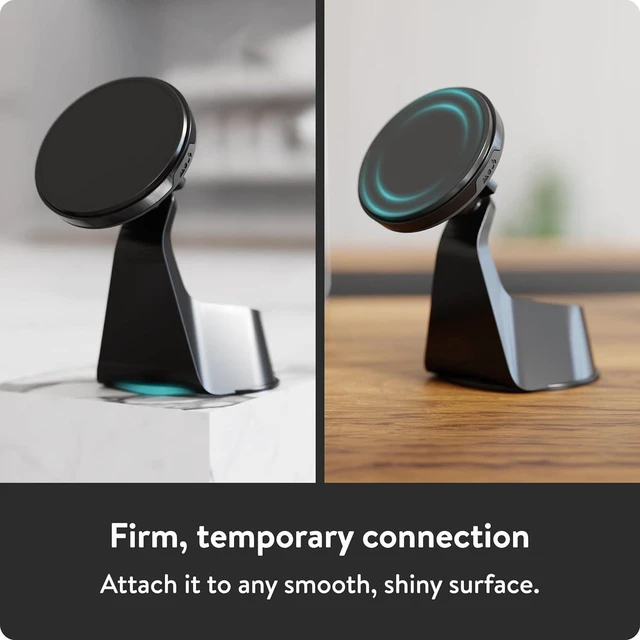 Alt view image 5 of 7 - Mous MagSafe Compatible Car Mount Phone Stand - Phone Suction Mount Compatible with iPhone 16/15/14/13/12 Series Phones and MagSafe Compatible Cases
