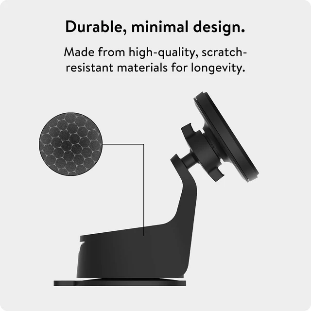 Alt view image 6 of 7 - Mous MagSafe Compatible Car Mount Phone Stand - Phone Suction Mount Compatible with iPhone 16/15/14/13/12 Series Phones and MagSafe Compatible Cases