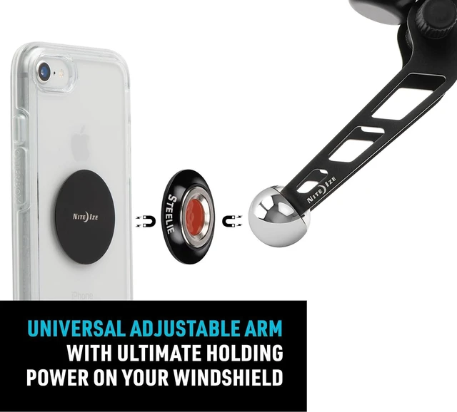 Alt view image 4 of 7 - Nite Ize Original Steelie Windshield Mount - Additional Car Windshield Mount for Steelie Magnetic Mounting System