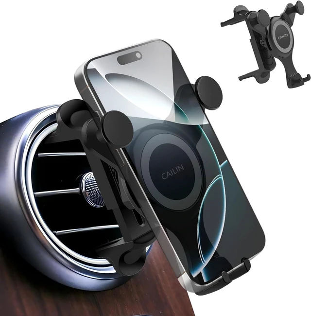 Alt view image 3 of 7 - Car Phone Holder Mount Compatible with Mercedes Benz C-Class, E-Class,S-Class,B-Class,A-Class, GLC/GLE/GLS/GLB/GLA/GLK-Class 2016-2023 & Mini Cooper, Mercedes Benz Accessories