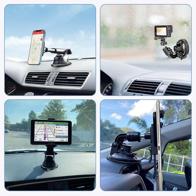 Alt view image 7 of 7 - Dashboard Pad Mounting Disk for Suction Cup, 95mm (3.74") 3M Heat Resistant Adhesive Disc for Dash Camera Windshield Holder, GPS, Tablet, Car Phone Bracket Base with Sticky Adhesion Replacement 3 Pack