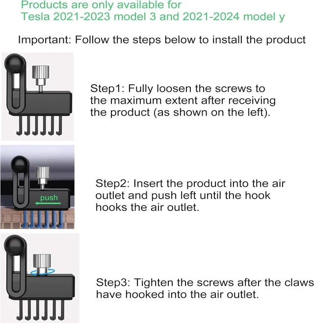 Alt view image 2 of 6 - Yrthe Voitom Tesla Phone Mount Designed Specifically for Tesla Model 3 Model y, MagSafe Tesla Model y Phone Holder Compatible with All Phone