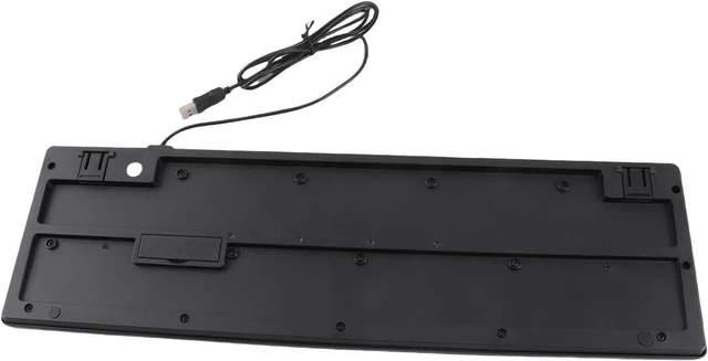 Alt view image 2 of 3 - USB Slim Keyboard, 104 Key Russian French Spanish English Language Keyboard, Work Efficiency Multi Device USB Wired Computer Keyboard Gaming Keyboard (Russian)