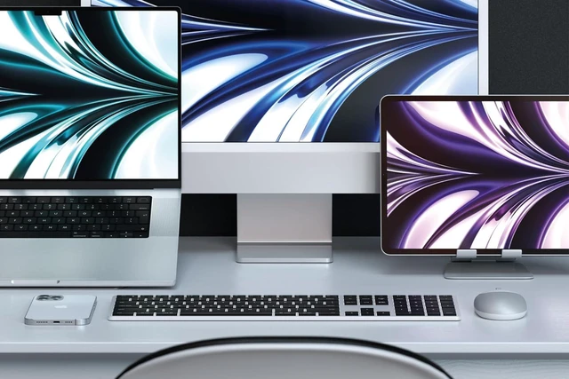 Alt view image 6 of 7 - Satechi Slim X3 Bluetooth Backlit Keyboard, Multi-Device Sync, Silver | Illuminated keys, for MacBook, iPad, iPad mini, Mac mini, iMac