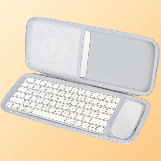 Alt view image 2 of 7 - Lebakort Mouse Keyboard Combination Case Fits Apple Magic Keyboard + Magic Mouse + Touchpad 2 (Magic Keyboard + Magic Mouse Combo Case)