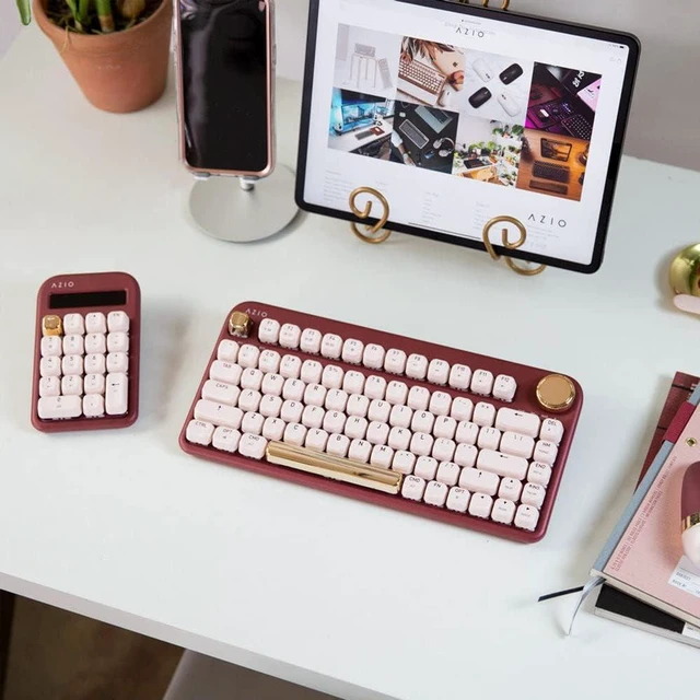 Alt view image 4 of 5 - AZIO IZO BT Keyboard Rose