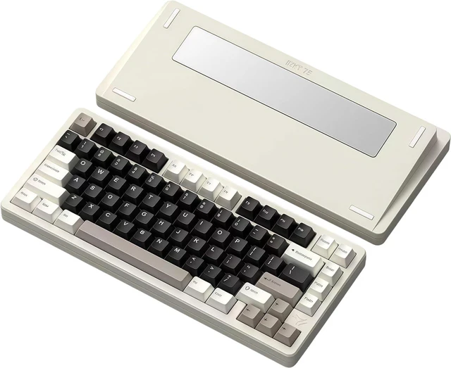 Main image of MK INKY75 Mechanical Keyboard with Full Aluminum Wireless Mechanical Gaming Keyboard, 75% Layout Mechanical Keyboard BT/2.4G/USB-C,Hot Swappable, Creamy Sounding, RGB/PP/4000mAh(Light Beige)