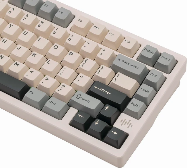 Alt view image 7 of 7 - KEEBMONKEY PMO Wave 75 CNC Aluminum Quick Release Tri-Mode Wireless Gaming Keyboard,QMK/VIA Tri-Mode Mechanical Keyboard with 8000mAh Battery,Hot-Swappable with RGB for Windows/Mac/PC (Pro Black)
